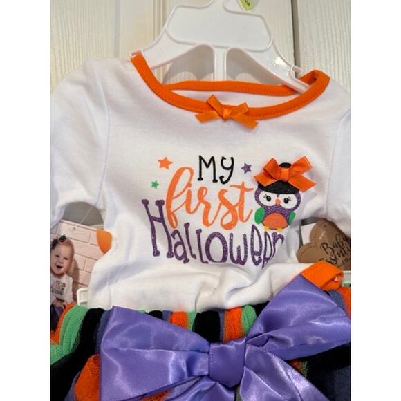 NEW Baby Girl My First Halloween Costume 3-PC Outfit Set 3 Months - Picture 7 of 8